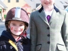 Moycullen\'s St. Patrick\'s Day Parade 2013 - two young girls from the riding school at Moycullen