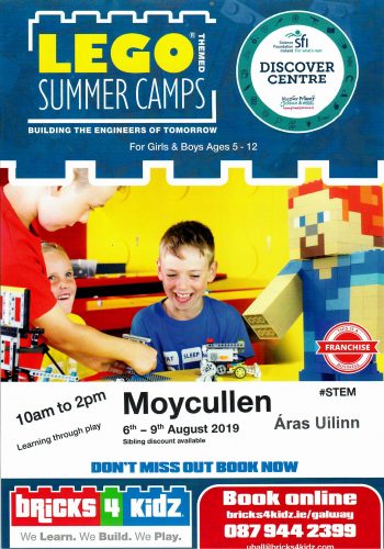 Lego Summer camps 2019 Moycullen Co. Galway